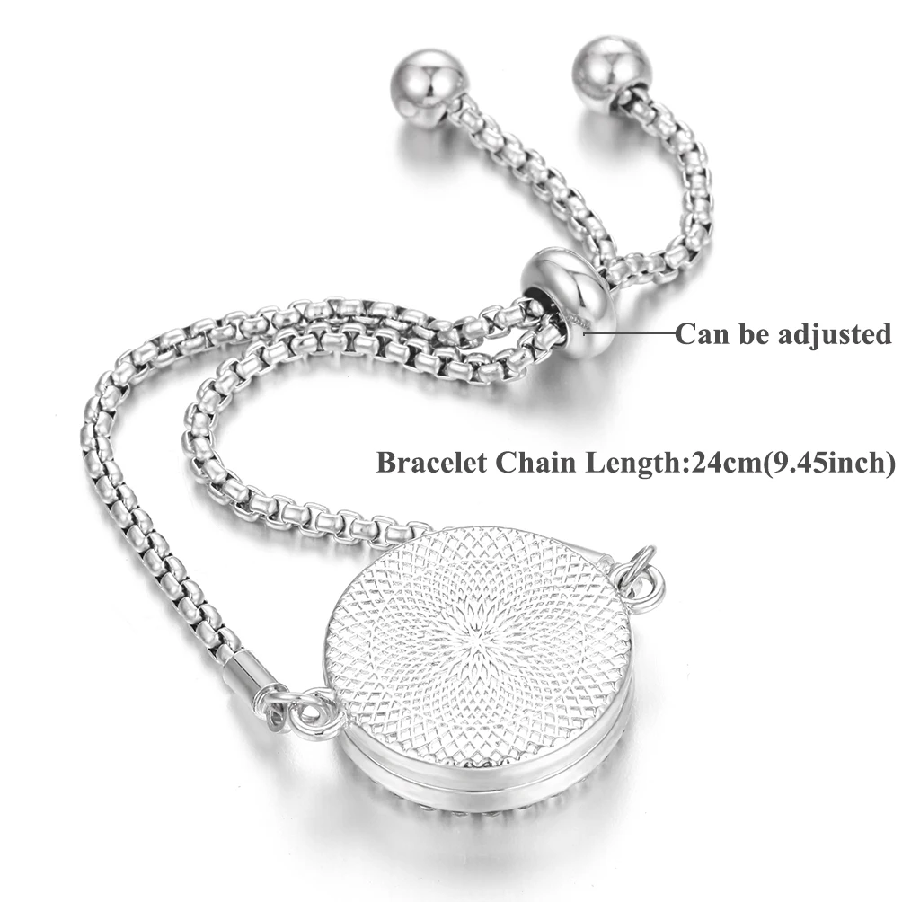 New Perfume Scent Essential Oil Diffuser Bracelet Tree cat Flower Heart Wings Aromatherapy Locket Bracelet Bangle Aroma Jewelry image 4