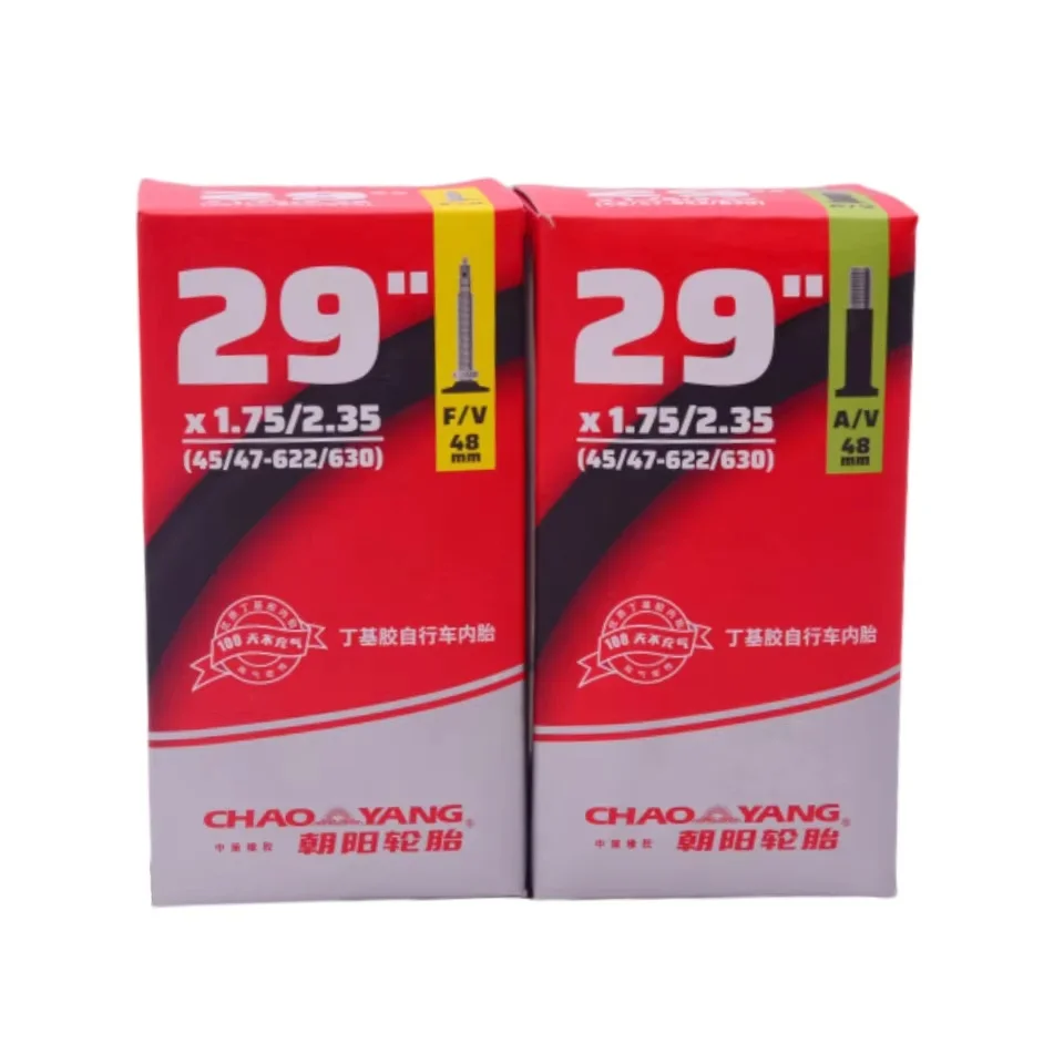 AliExpress CHAOYANG SUPER LIGHT MTB Bicycle Tubes 29*1.75/2.3 AV/FV Valve length 33/48MM Mountain bikes Inner tube