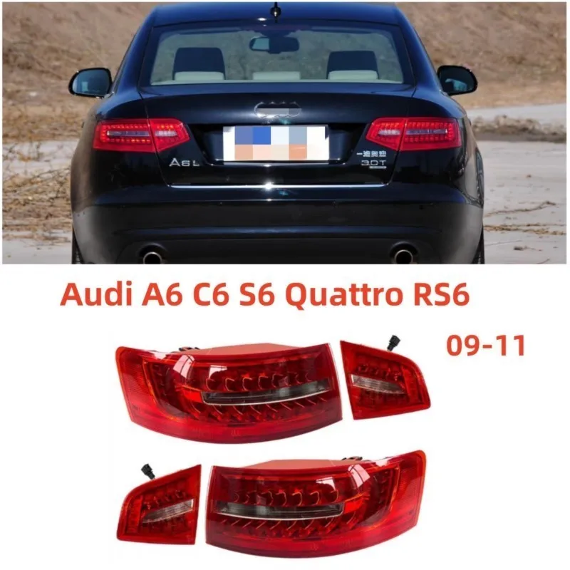 

Tail Light For Audi A6 C6 S6 Quattro RS6 Saloon Sedan 2009-2011 LED Tail Light Assembly Brake Lamp