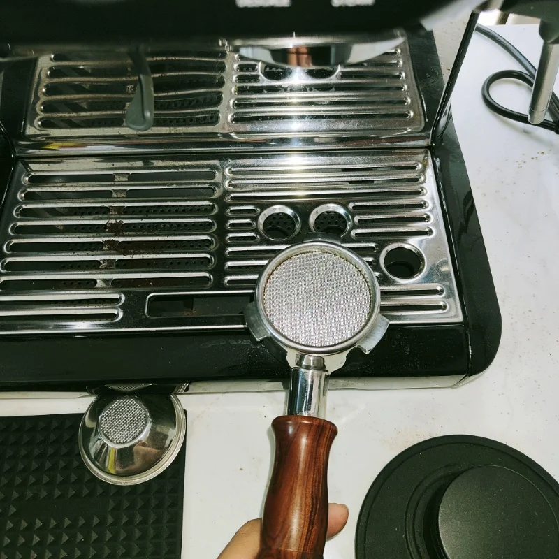 A09G-51mm Kontakt Duschsieb Puck Bildschirm Filter Mesh für Expresso Siebträger Kaffeemaschine Universell verwendet