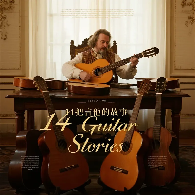 

Beautiful Recording Album 14 Guitar Stories for David Jacques Classical Guitar Fever Music CD