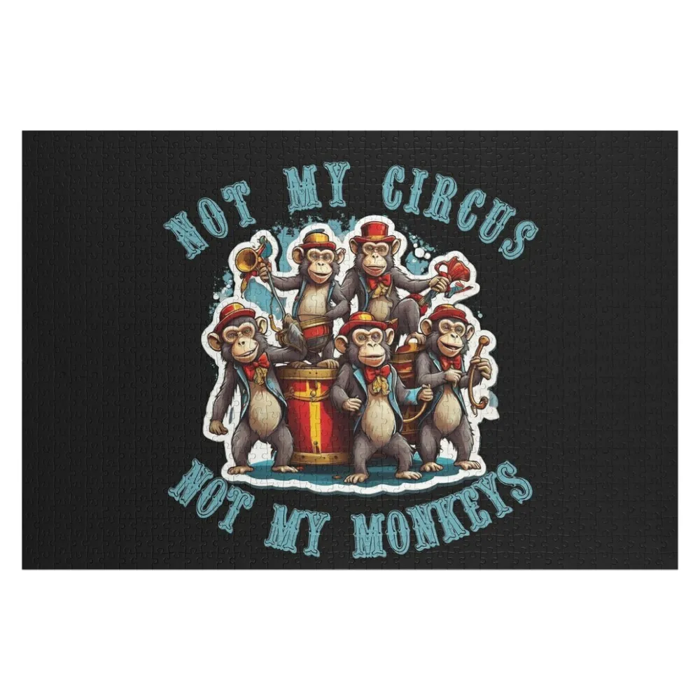 Not my Circus Jigsaw Puzzle Personalised Name Personalized Gift Custom Child Gift Custom Gifts Puzzle