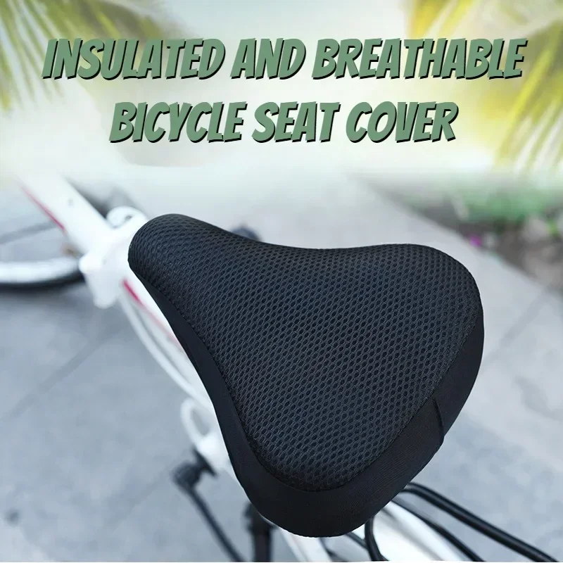 

Bicycle Saddle 3D Soft Bike Seat Cover Cycling Silicone Seat Cushion Cycling Breathable Saddle Comfortable Bicycle Saddle Cover