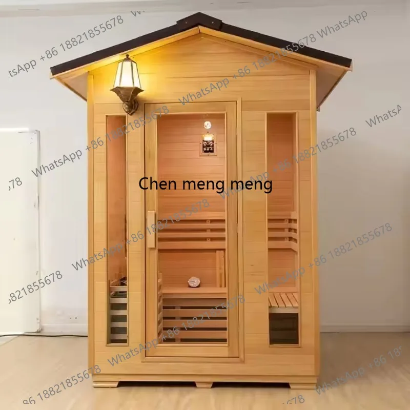 Mobile Sauna Room Infrared Steam Portable Cabin Home Spa House Indoor Outdoor Relaxation Heating Detox Equipment