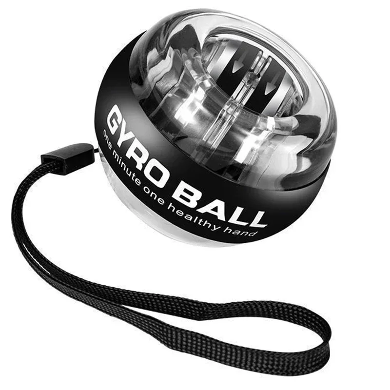 LED Gyroscopic Power Wrist Ball Self-starting Gyro Ball Arm Hand Muscle Force Trainer Exercise Strengthener Home Fitness ball