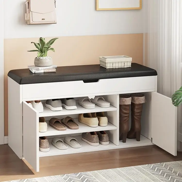 Shoe changing stool can be sat at the entrance of the household, shoe wearing stool