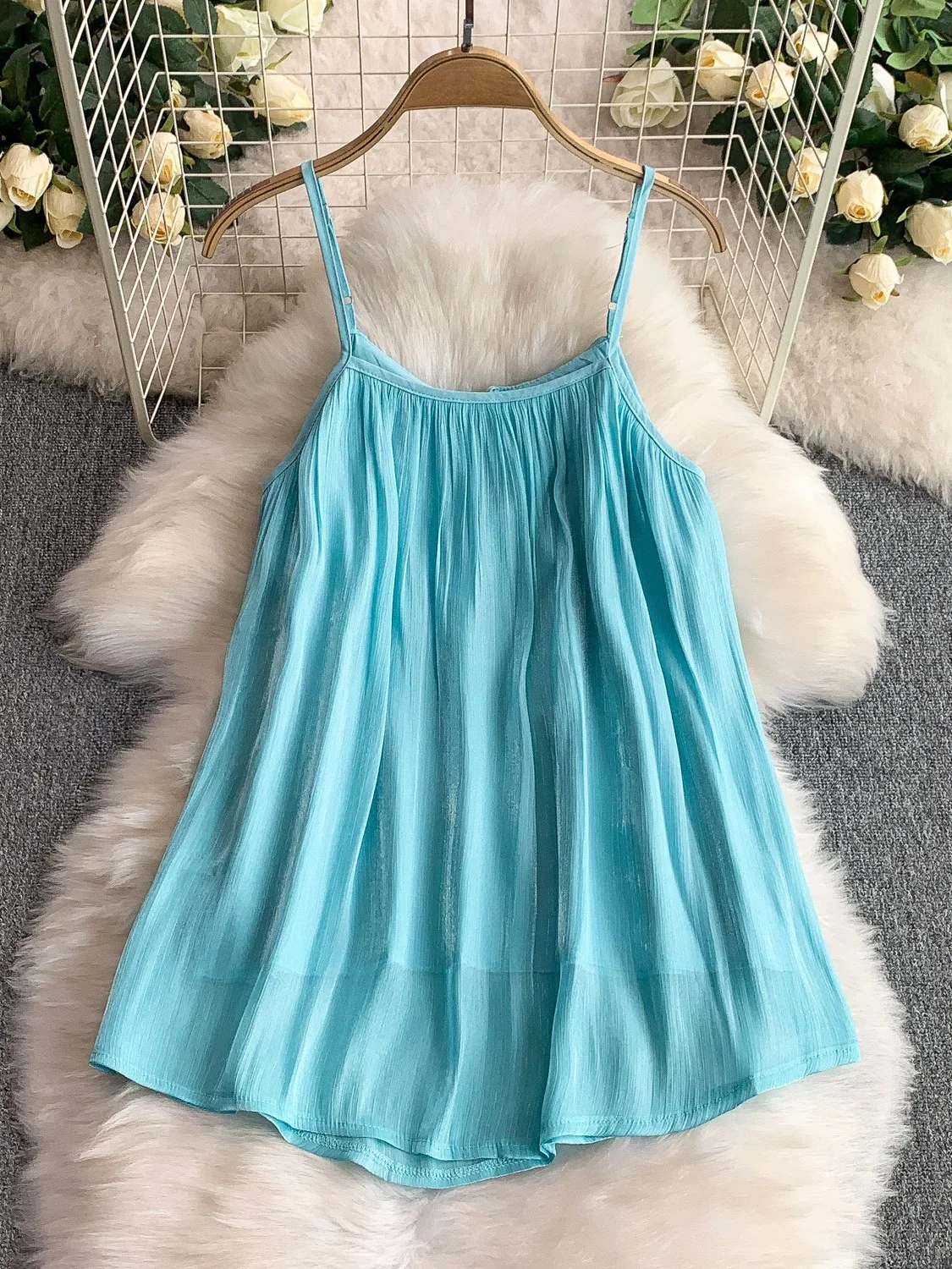 Blaues Spitzenbesatz-Top und hoch taillierter, schlankmachender langer Rock-Set, sexy Splice-Design, Urlaubsfaion, zweiteiliger Damenanzug