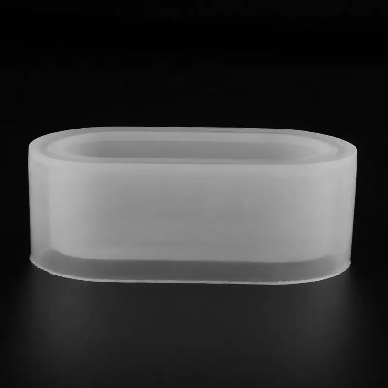 K5DC Handmade 3D Silicone Soap Flower Pot Mold Casting Concrete Cup Mould Craft DIY