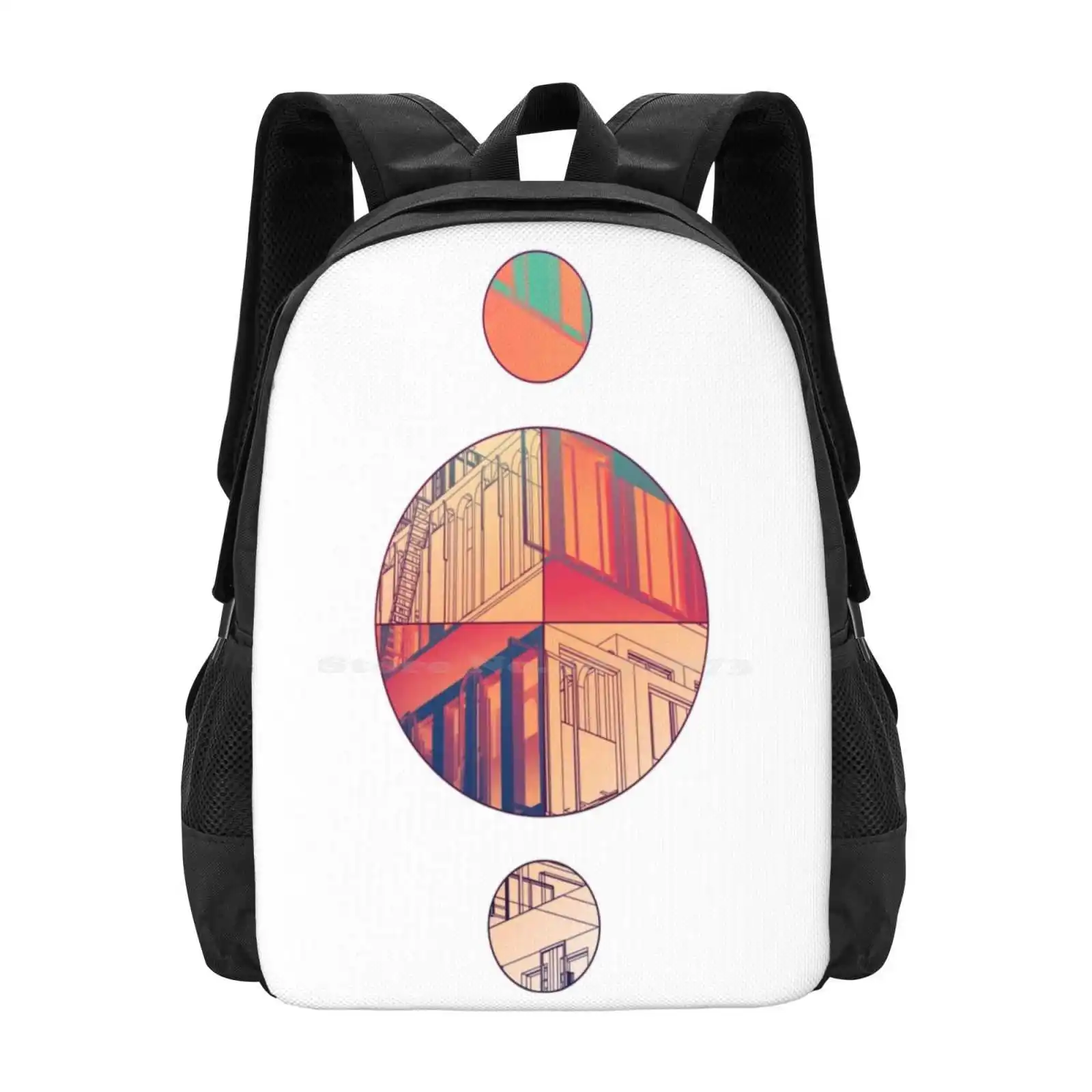 Orbital Hot Sale Schoolbag Backpack Fashion Bags Orbital Architecture Falcaolucas Abstract