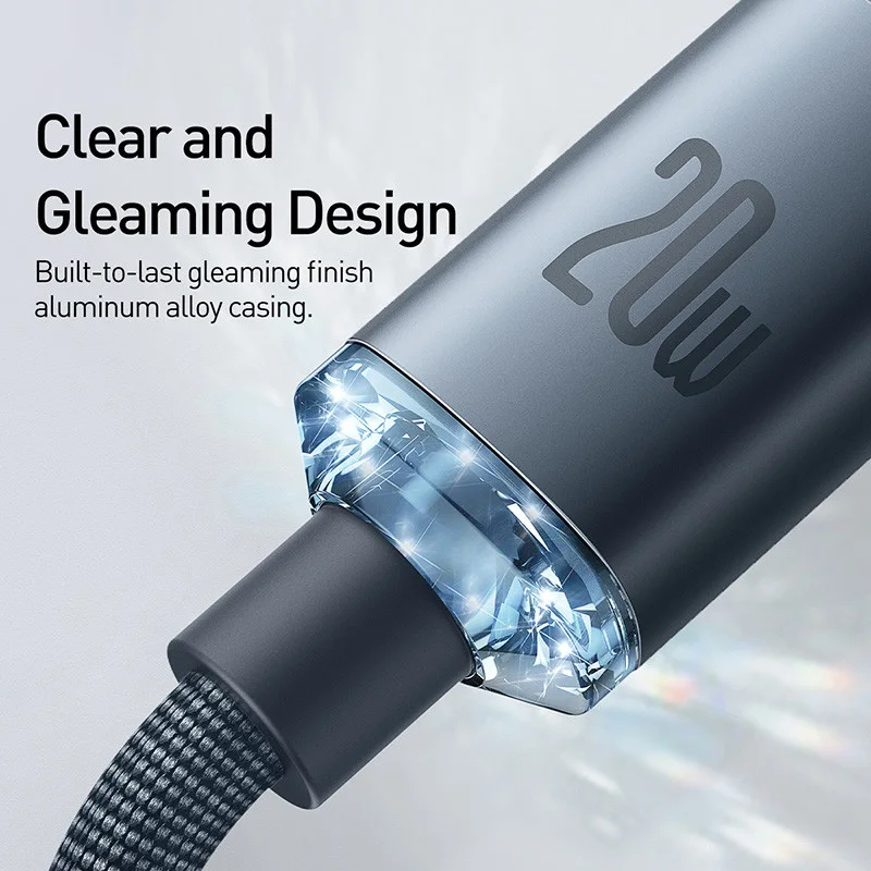 Baseus USB Type C PD 20W Cable for iPhone 14 13 12 Pro X 8 Fast USB C Cable for iPhone Charging Cable USB Type C Cable Wire Code image 2