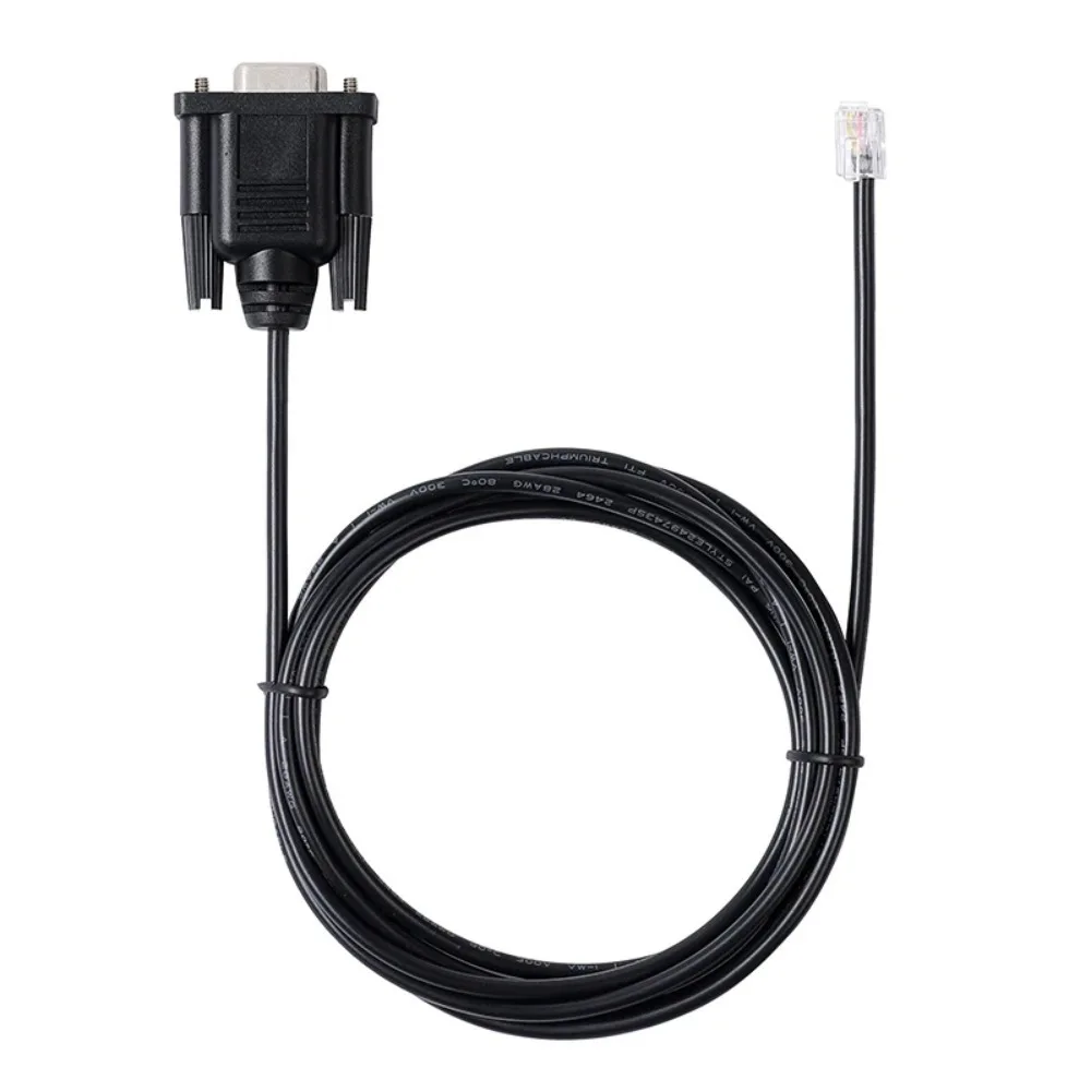 9-Pin Female D-sub to RJ11 4P4C Male 10FT Programming Cable Compatible with DirectLOGIC DL305 Series D3-340 CPU