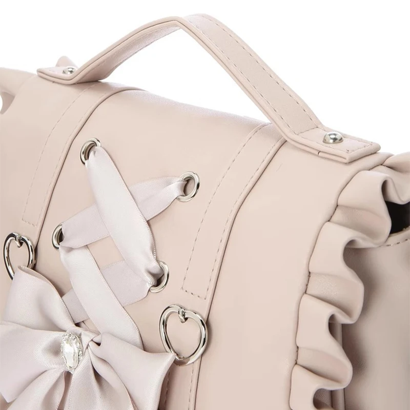 Bag For Woman Lolita Cosplay Accessories Y2K Crossbody Bag Shoulder Bag Pink Cute Girl Item Original Brand Bag 2025 Novelty New