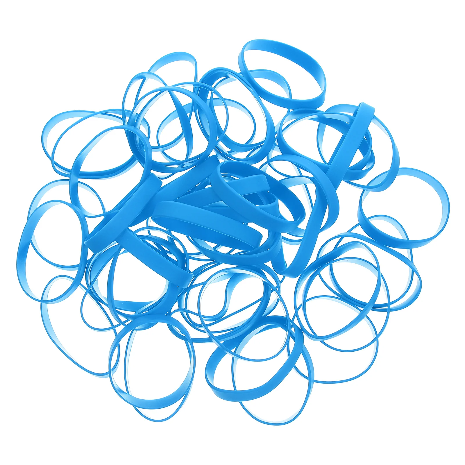 

50Pcs Soft Silicone Bracelets Skin-Friendly Colored Bands for Outdoor Parties Music Festivals Silicone Bracelets Bulk