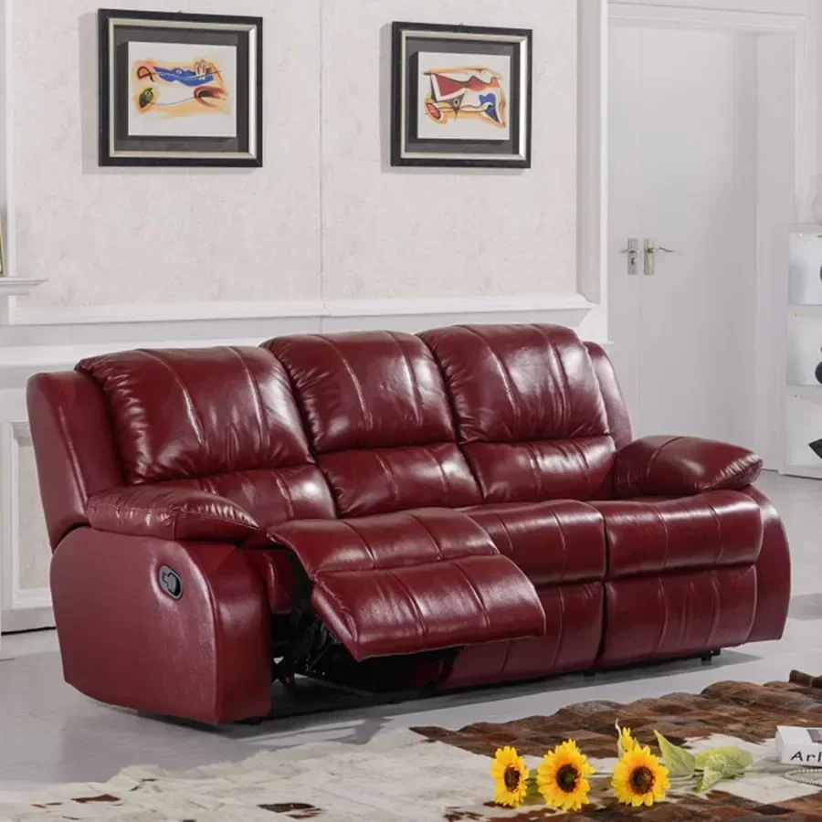 Single three-person recliner sofa lazy massage chair