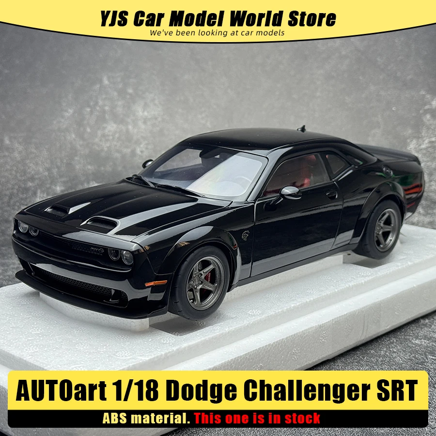AUTOart 1/18 Dodge Challenger SRT 2023 Hellcat Widebody 2018 Car model Static model sports car birthday gift