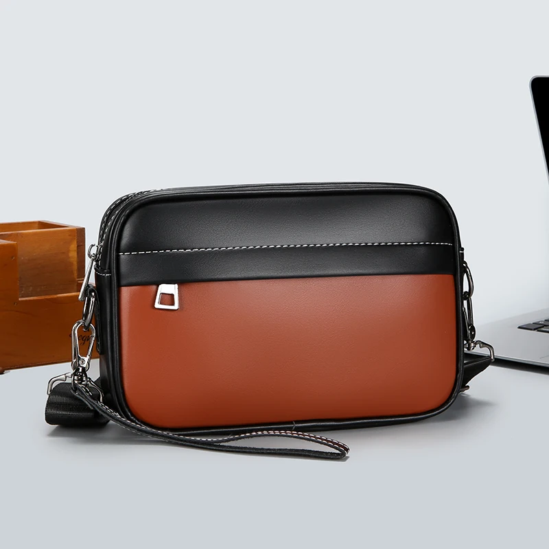 

Pu Shoulder Bag Trendy And Versatile Casual Crossbody Bag Fashionable Retro Solid Color Handbag