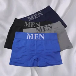 Lot Men's Panties Underwear Boxers Breathable Man Boxer Solid Underpants Comfortable Male Brand Shorts Black Blue Underwear