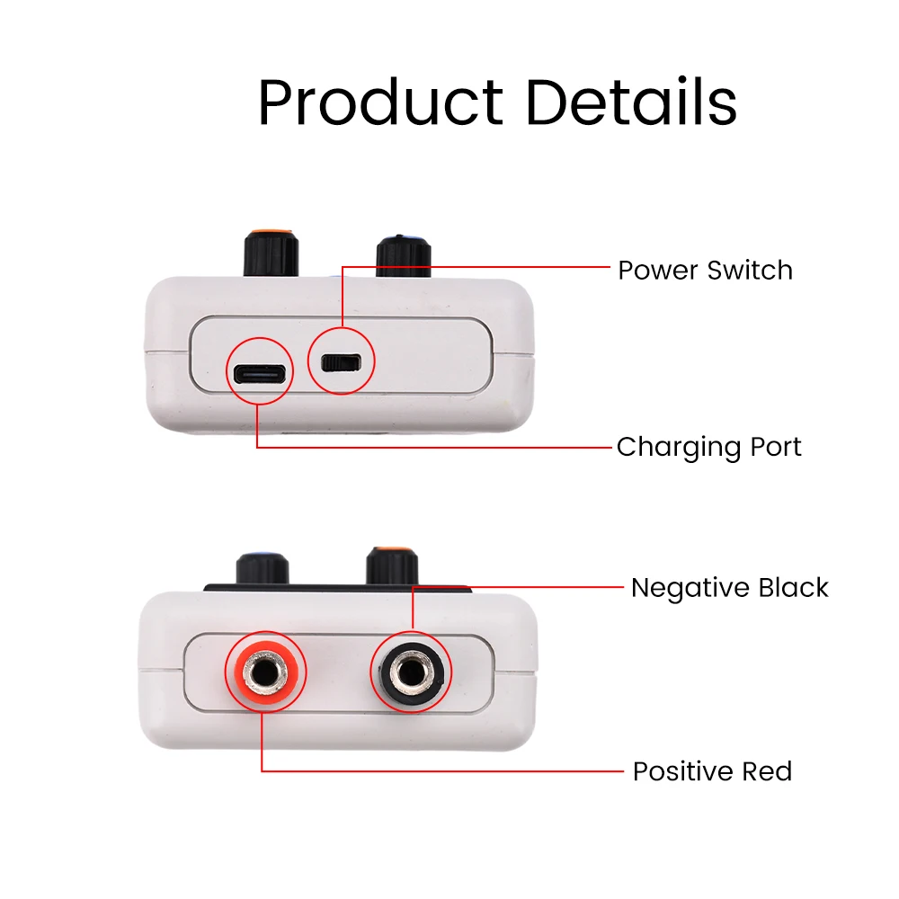 50V-3700V IGBT Voltage Transistor Tester TYPE-C Diode MOS Transistor LED Voltage MOV Withstand Voltage Tester crocodile clip