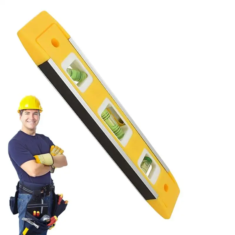 

Construction Level Magnetic Wall Leveler Tool Vertical Horizontal Balanced Ruler Portable For Home Plumbing Floor Tile Cabinetry