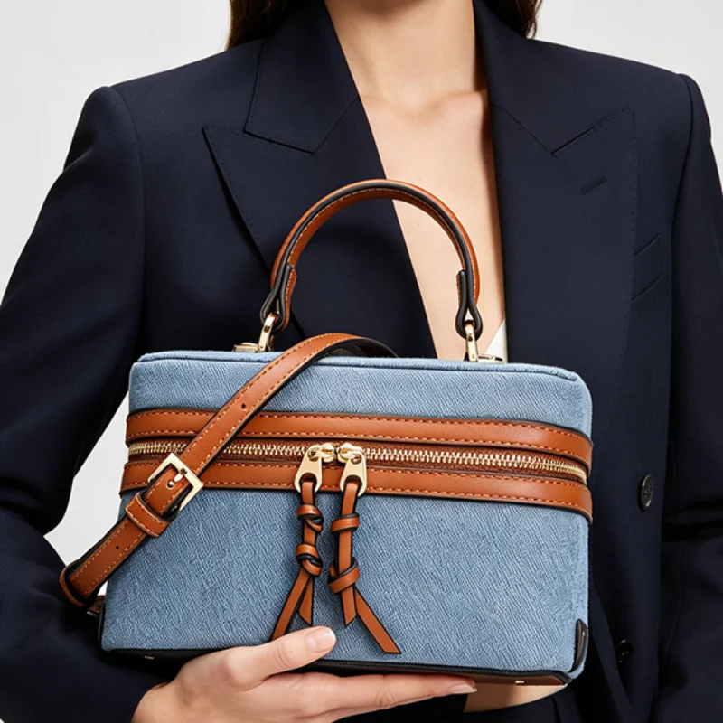 세련되고 다재다능한 사각 박스 백, 명품 패션 데님 핸 - Luxury Bags Jacquemus 리뷰 및 가격