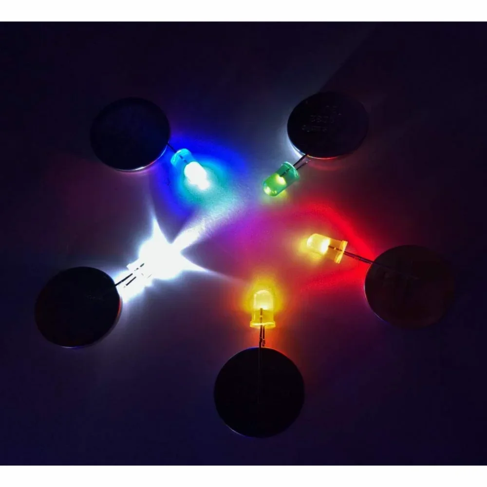 200Pcs Led Diode Super Heldere Mini 3Mm 5Mm Individuele Light Emitting Diodes Assortiment Micro Lamp Rood Groen blauw Geel Wit