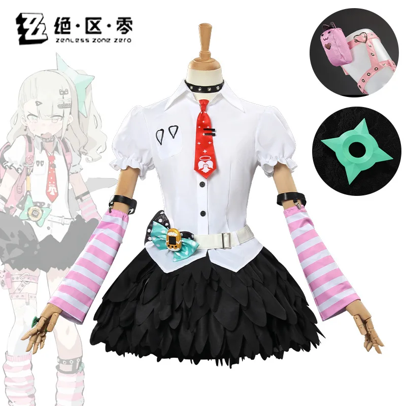 

Lamiel Chika ZZZ Косплей Игра Zenless Zone Zero Lamiel Chika Косплей Наряды Lamiel Chika Парик Хэллоуин Ролевая Игра Униформа Женская