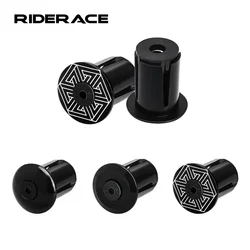 Bicycle Bar Ends Plug Caps Expanding Adjustable Locking Handlebar End Plugs Plastic For Road Cycling MTB Mountain Bike Grip Cap