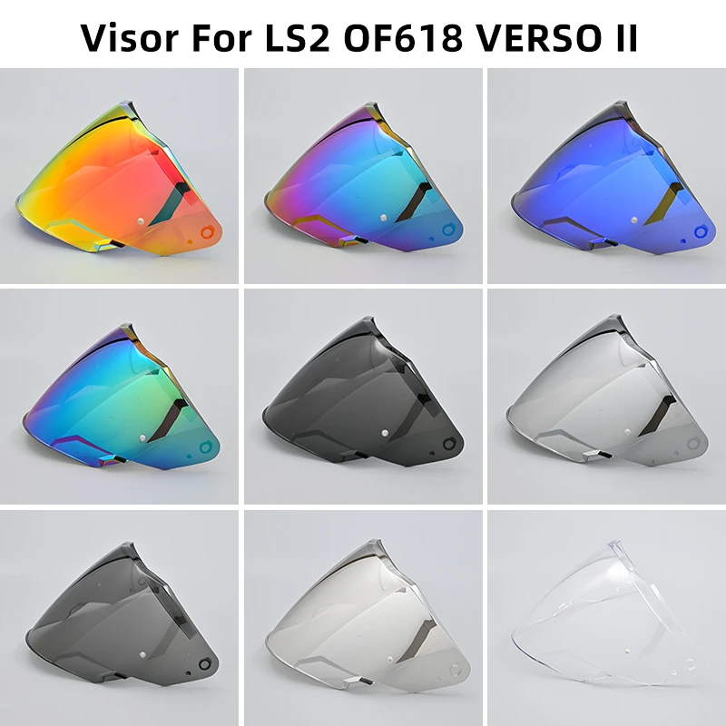 OF 618 Visor Motorcycle Helmet Shield for LS2 OF618 Verso II Motor Accessories Casco Moto Lens for OF618 High Quality