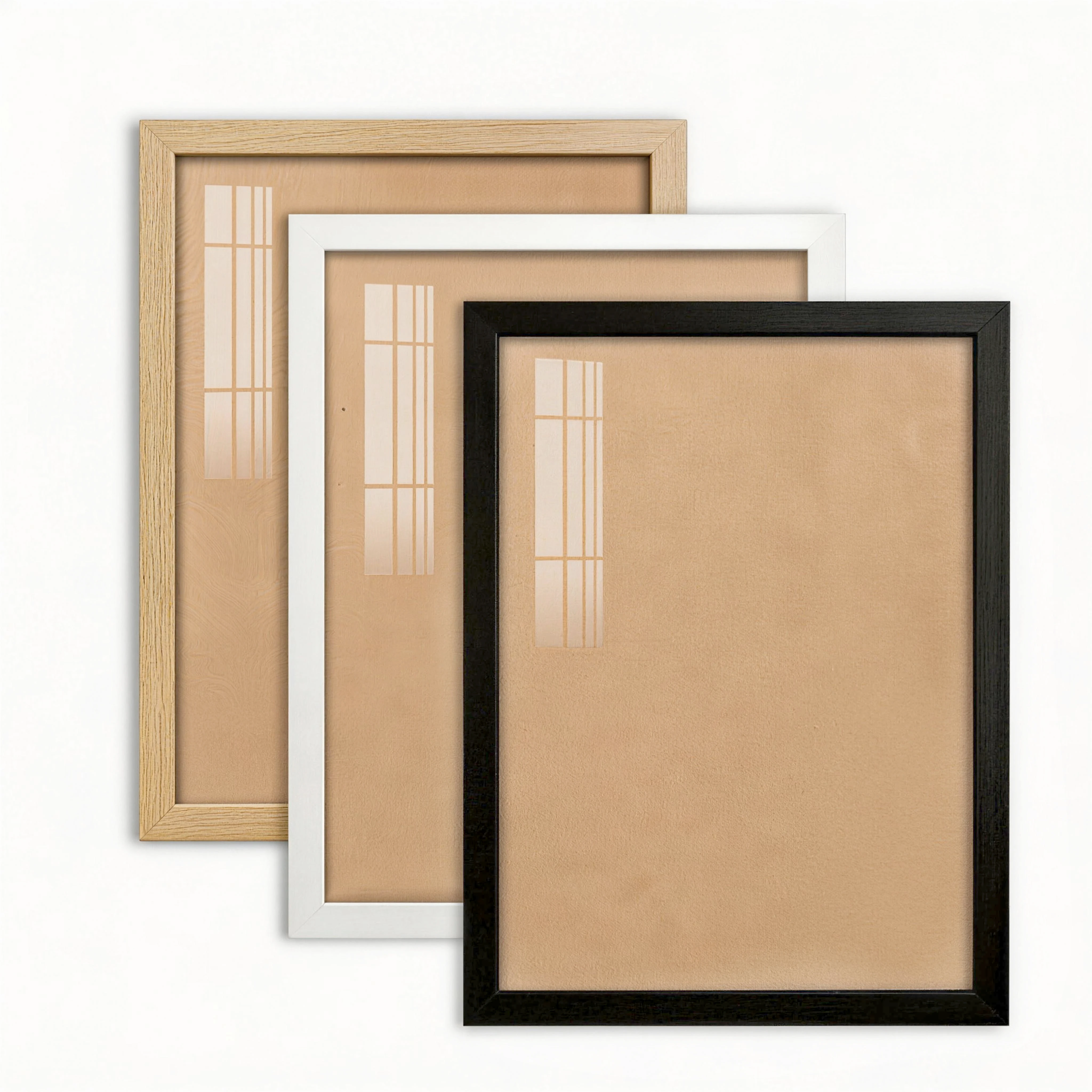 30x40cm Rahmen in Schwarz-Weiß mit Holzmaserung, kann an der Wand aufgehängt werden, geeignet für Zertifikate, Poster, Leinwandbilder und Dekoration.
