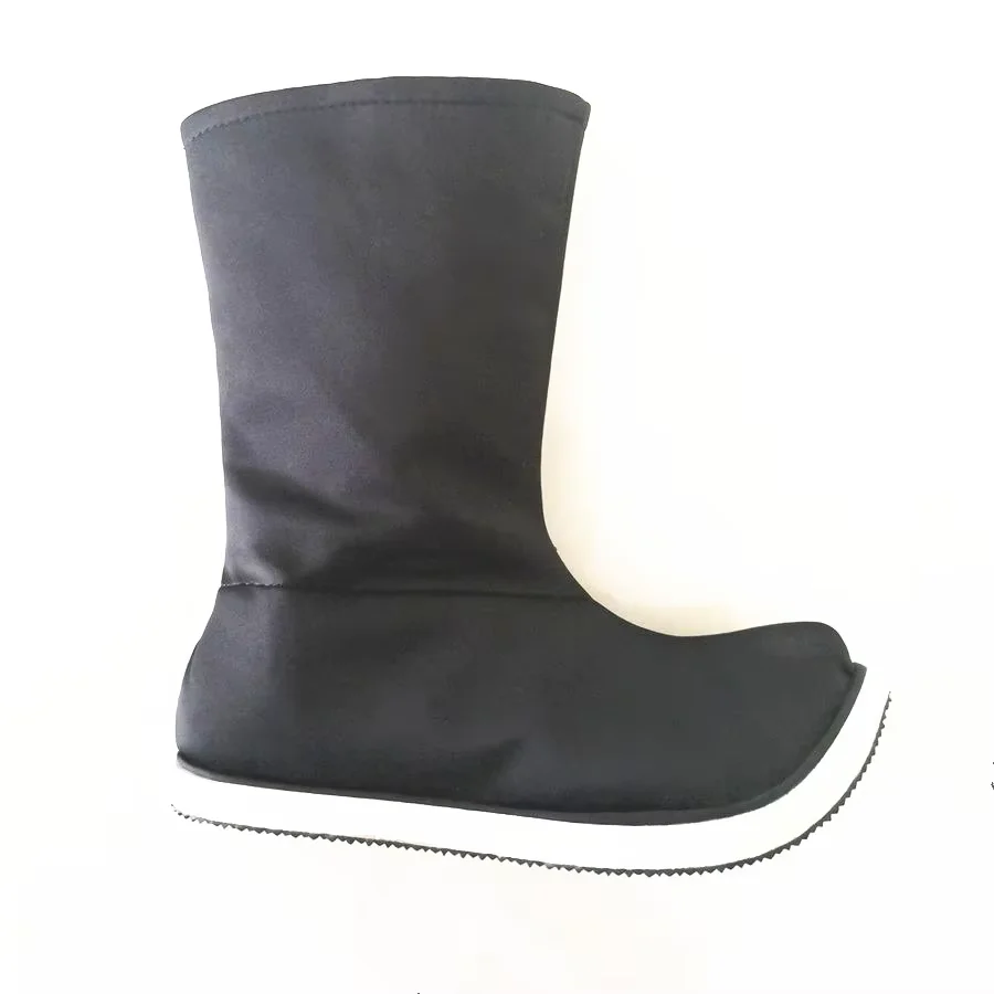 

Upturned Head Vintage Cloth Boots Swordsman Warrior Cosplay Shoes Ancient chinese knight Soldier Kungfu Boots