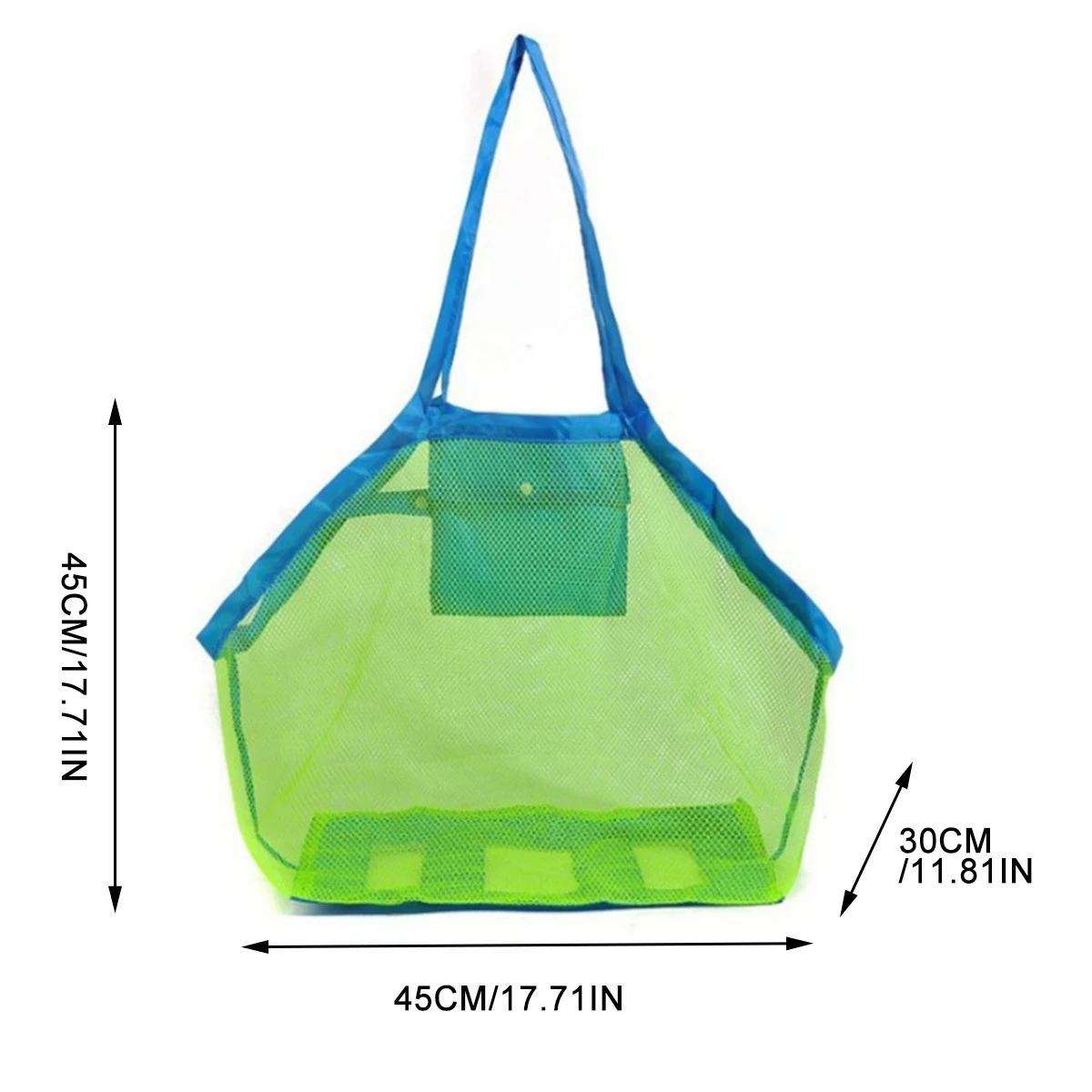 1 PCS Beach Travel Toy Bath Storage Quick Storage Bag Dredging Tools Debris Storage Bag Seaside Shell Bag Drain Net Bag