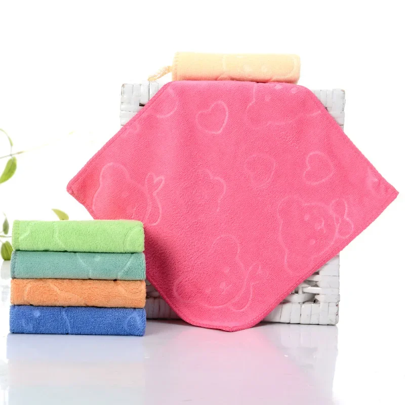 Nouveau-né Bébé Serviettes Salive Super Doux Microcarence Serviette D'allaitement Garçons Bol Gant De Toilette Bebe Toalha Chiffons Mouchoir TS163-5