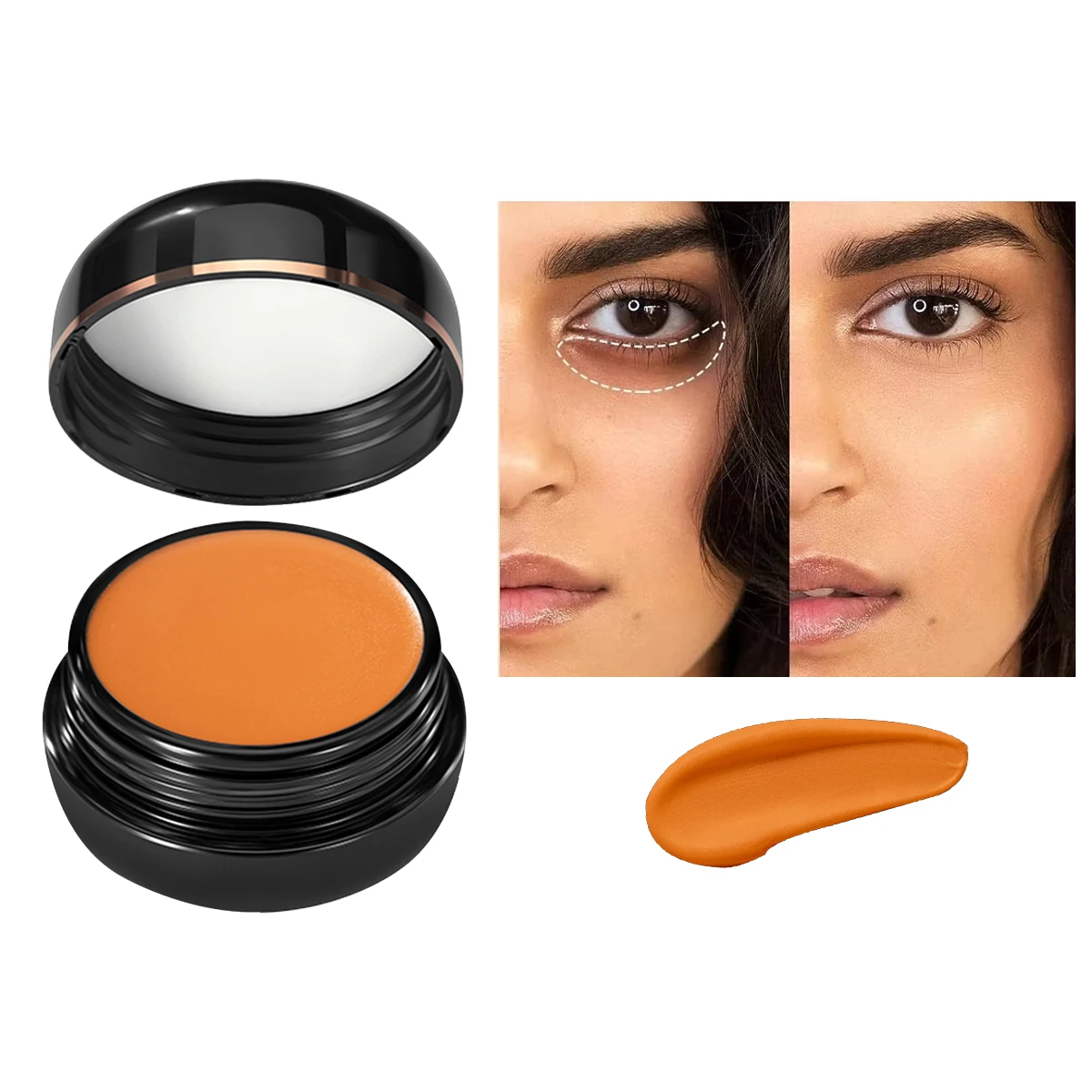 Correcteur 1 pièce, imperméable et résistant à la sueur, léger et durable, couvre les défauts, les cernes, adapté à tous les types de peau