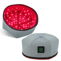 Dispositivo de gorro de terapia de luz roja, casco LED cerca de infrarrojos para tratamiento del crecimiento del cabello, sombrero para prevenir la pérdida, relajación de la cabeza, alivio del cuero cabelludo