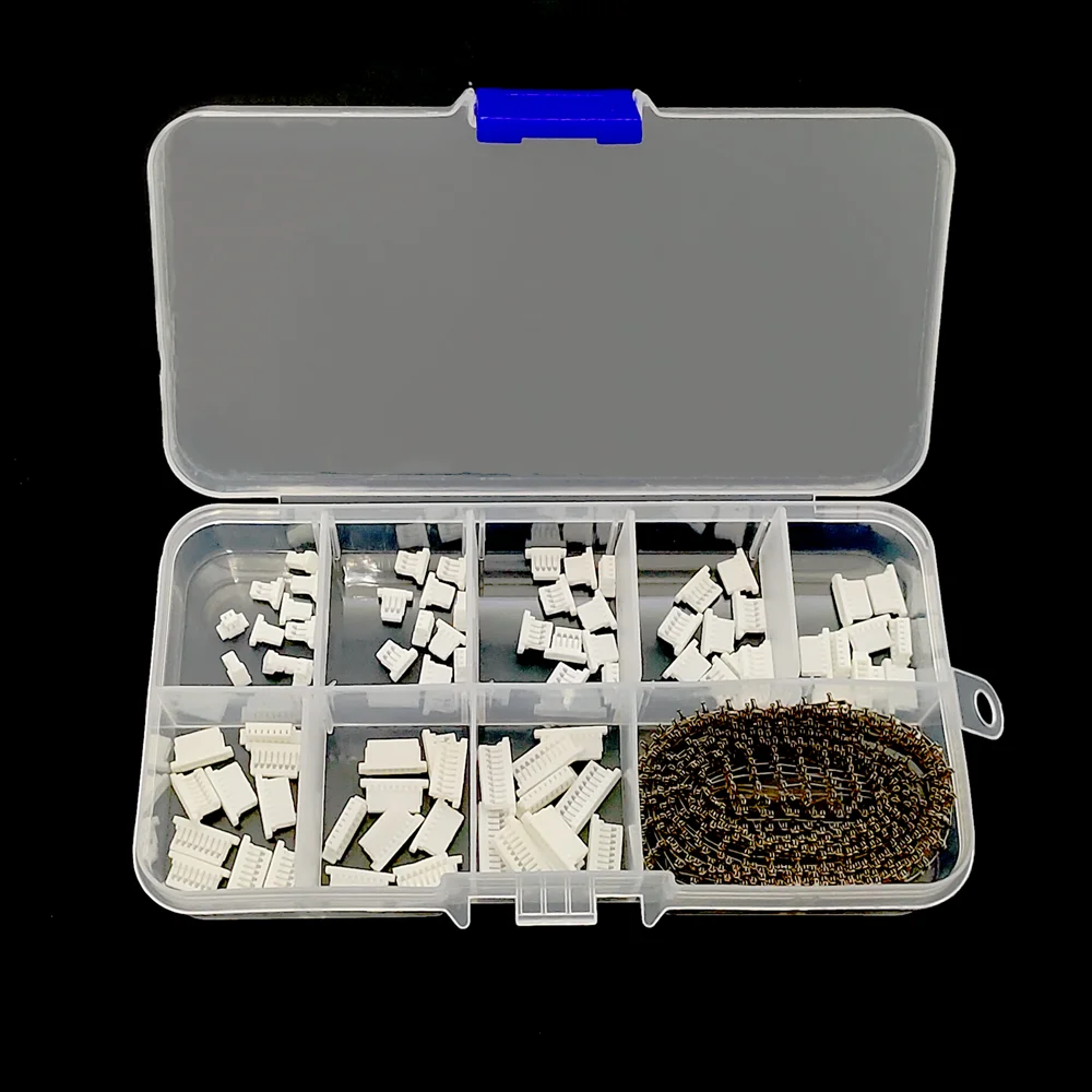 500Pcs/Box JST SH 1.0mm Pitch 2/3/4/5/6/7/8/9/10Pin Plastic Shell Crimp Terminal Connector SH1.0 Connectors