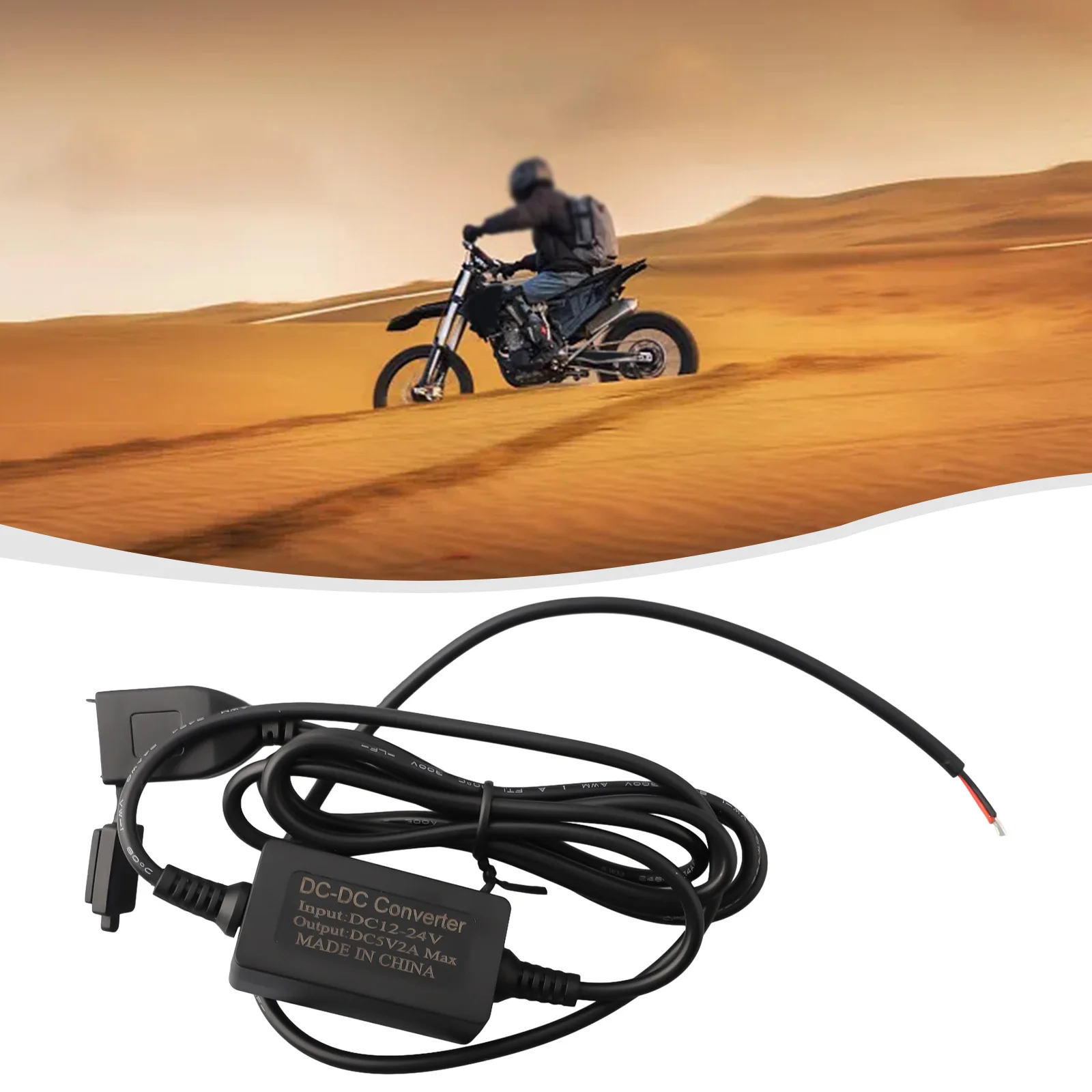 Motorcycle Electronics Accessories Motorcycle Charger Power Supply 12V-24V Adapter Power Supply Socket Waterproof