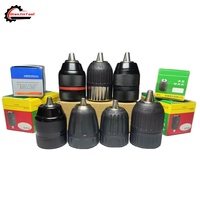 Drill Chuck 0.8-10 2-13mm 3/8-24 1/2-20 UNF Converter Self-Locking Keyless Quick Change Hex Shank SDS-Plus Square Socket Driver