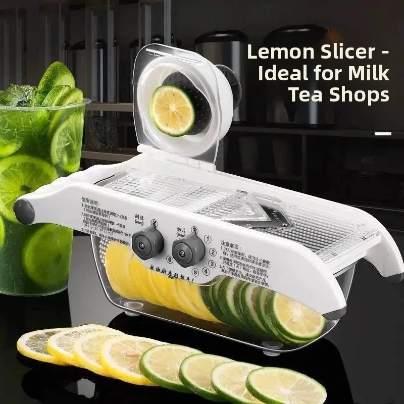 

Новая многофункциональная ручная овощерезка 2025 года для фруктов и лимонов, кухонный инструмент для тонкой нарезки фруктов