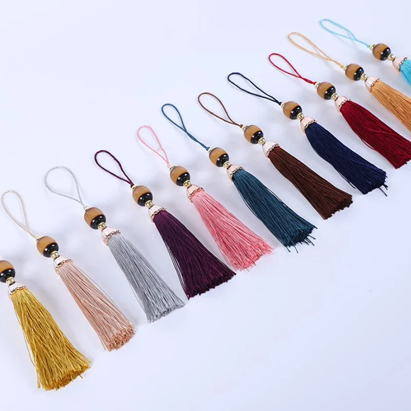 2Pcs Elegant Tassel Fringe Curtain Tie Backs Home Decor DIY Hanging Pendant Curtain Holder Buckle Rope Curtain Room Accessories