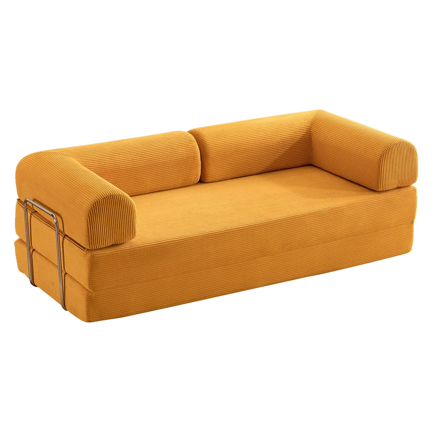 PYJ folding sofa integrated dual-purpose living room B & B double fabric sofa lazy sofa bed