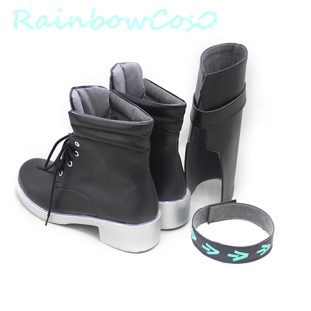 Arknights Schwarz Black Cosplay Shoes Boots Game Anime Carnival Party Halloween Chritmas Rainbowcos0 W2170