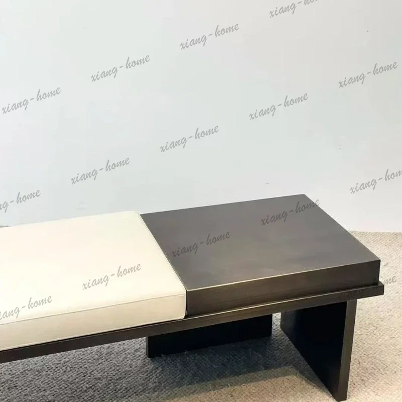 Modern simple bedside stool bedroom living room storage edge several integrated sofa bench home