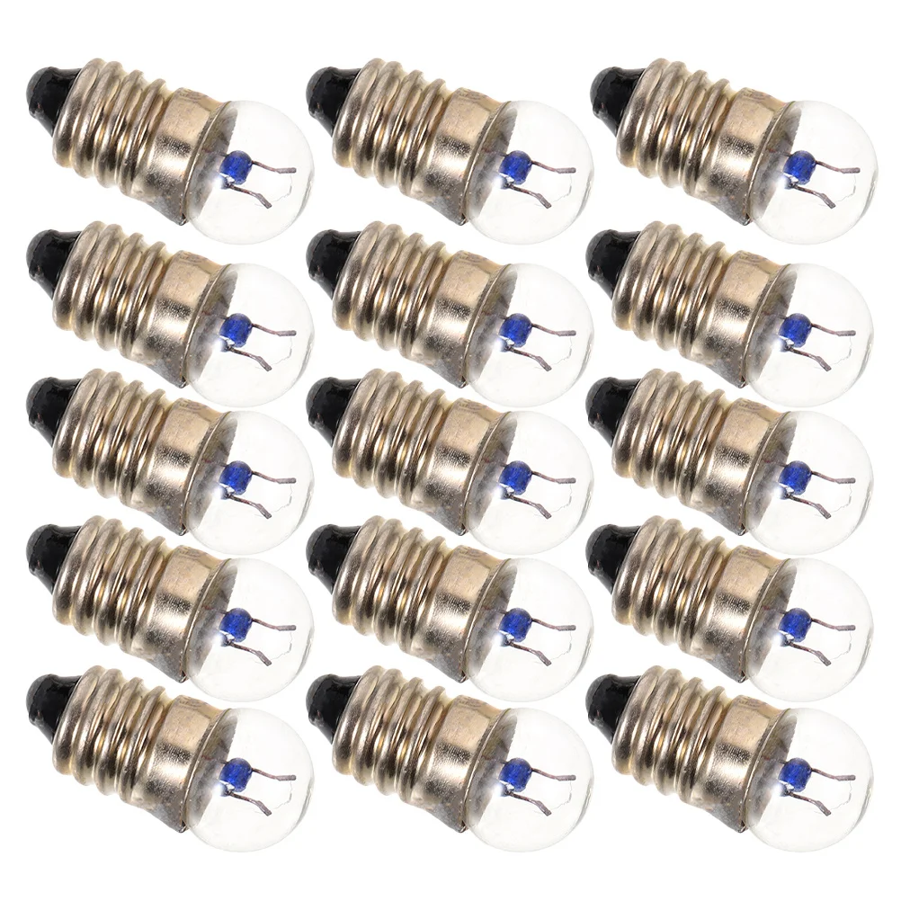 

50Pcs 2.5V 0.3a Miniature Screw Lamps Bulbs Ideal for Physics Educational Experiments Compact and Reliable LED Flashlight Bulb