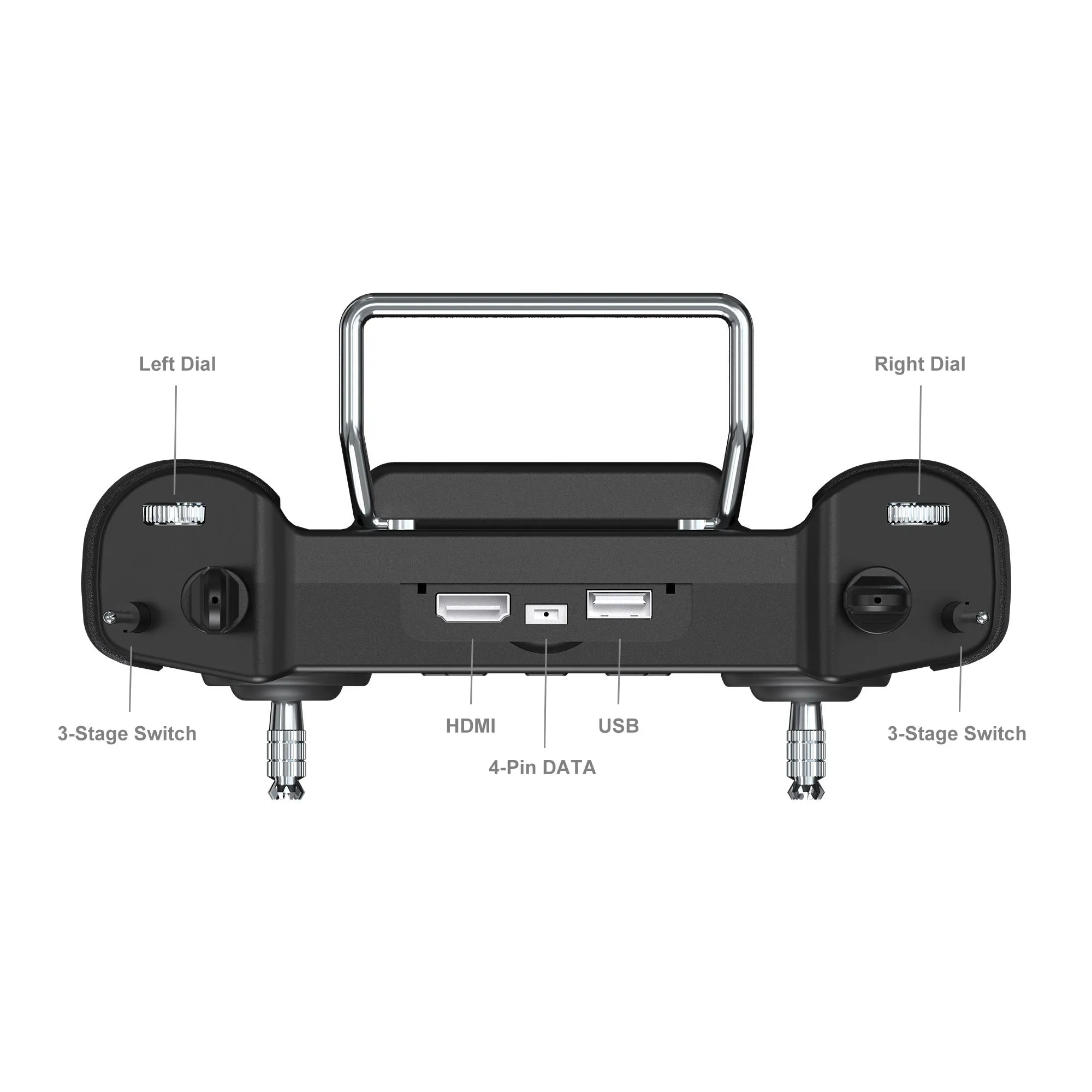 SIYI MK15 handheld wireless 5.5-inch 1080p 60fps 180ms FPV 15KM FCC Certified agriculture drone remote control transmitter