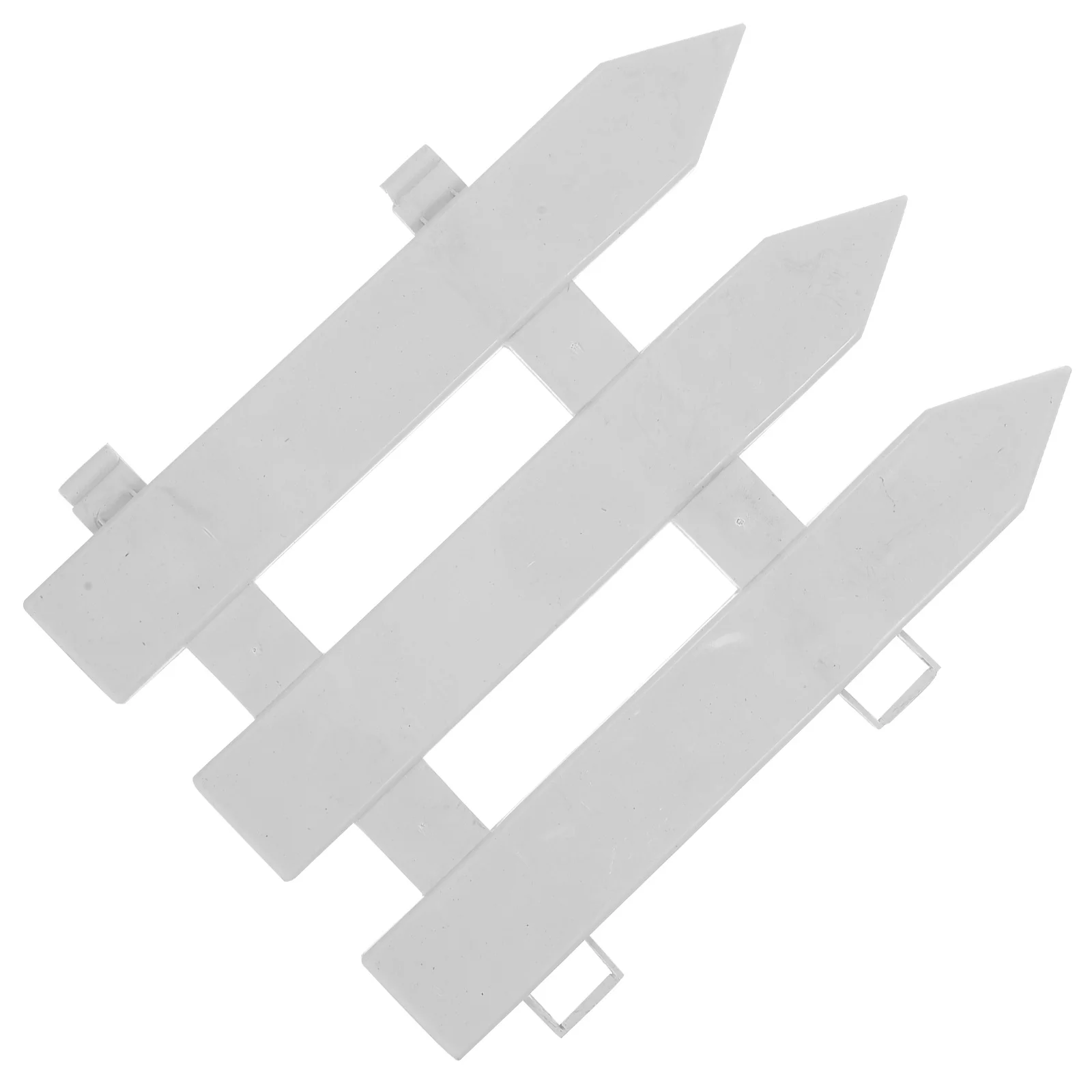 

White Fence Panel Detachable Christmas Tree Base Xmas Decor Space Saving Elegant Holiday Garden Border Fencing