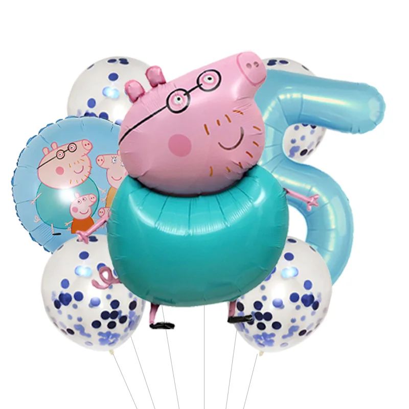 Peppa Pig Giant Foil Balloon Helium Balloon Cartoon Character Birthday Party Decoration Extra Large Balloon - view 6