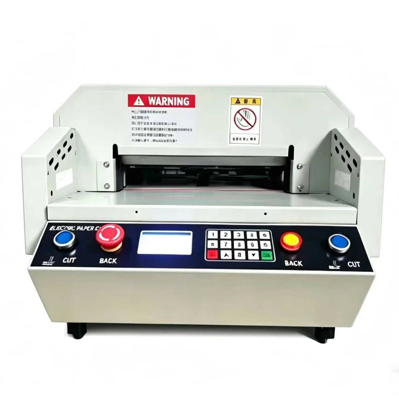 Automatic Electric Paper Cutter 330mm, 40mm (4cm) Cutting Thickness, Compact Desktop Paper Trimmer for Office & Home Use