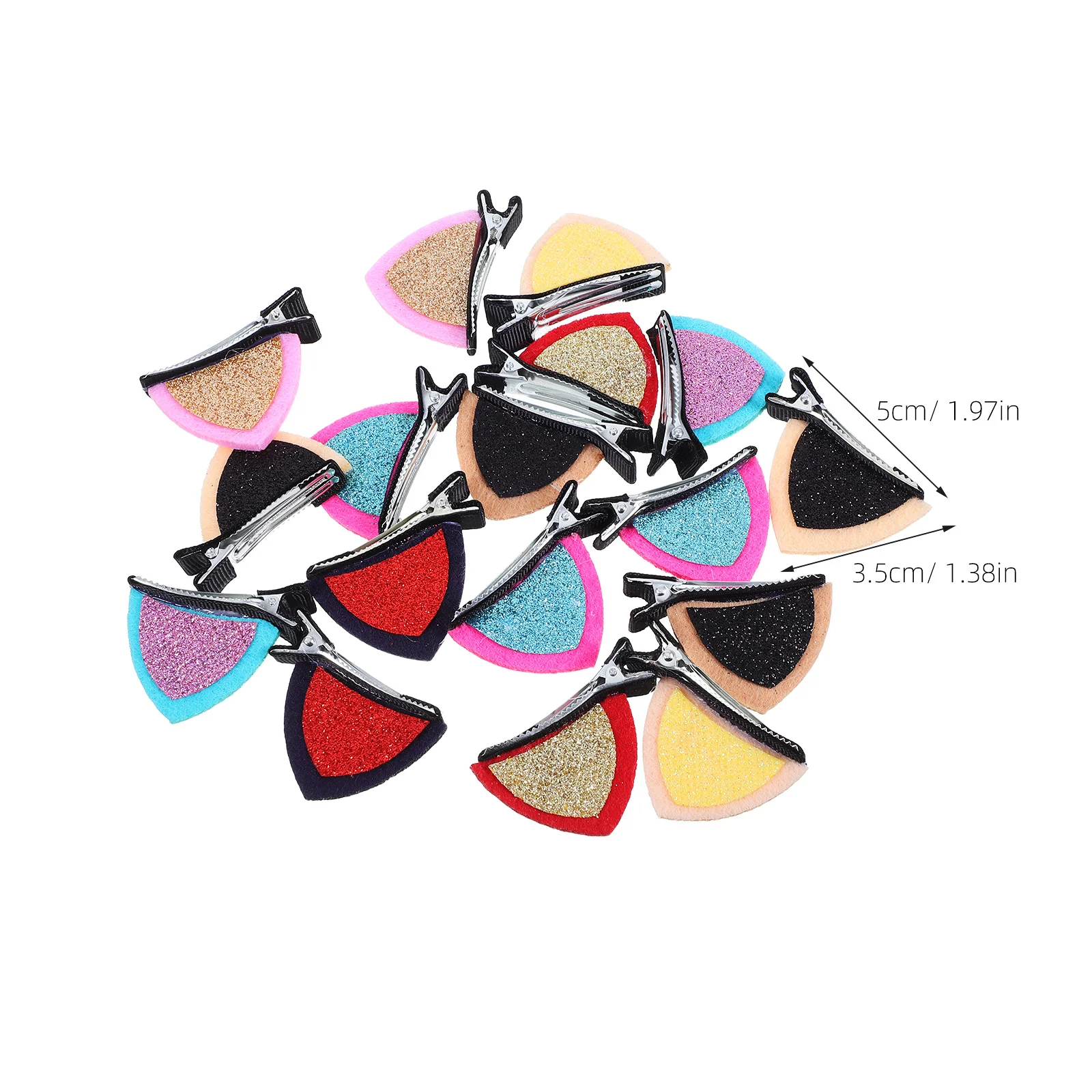 16 قطعة من مشابك شعر أذن القطة إكسسوارات الشعر للنساء والفتيات دبابيس شعر معدنية حساسة لحفلات الزفاف وتصفيف الشعر اليومي