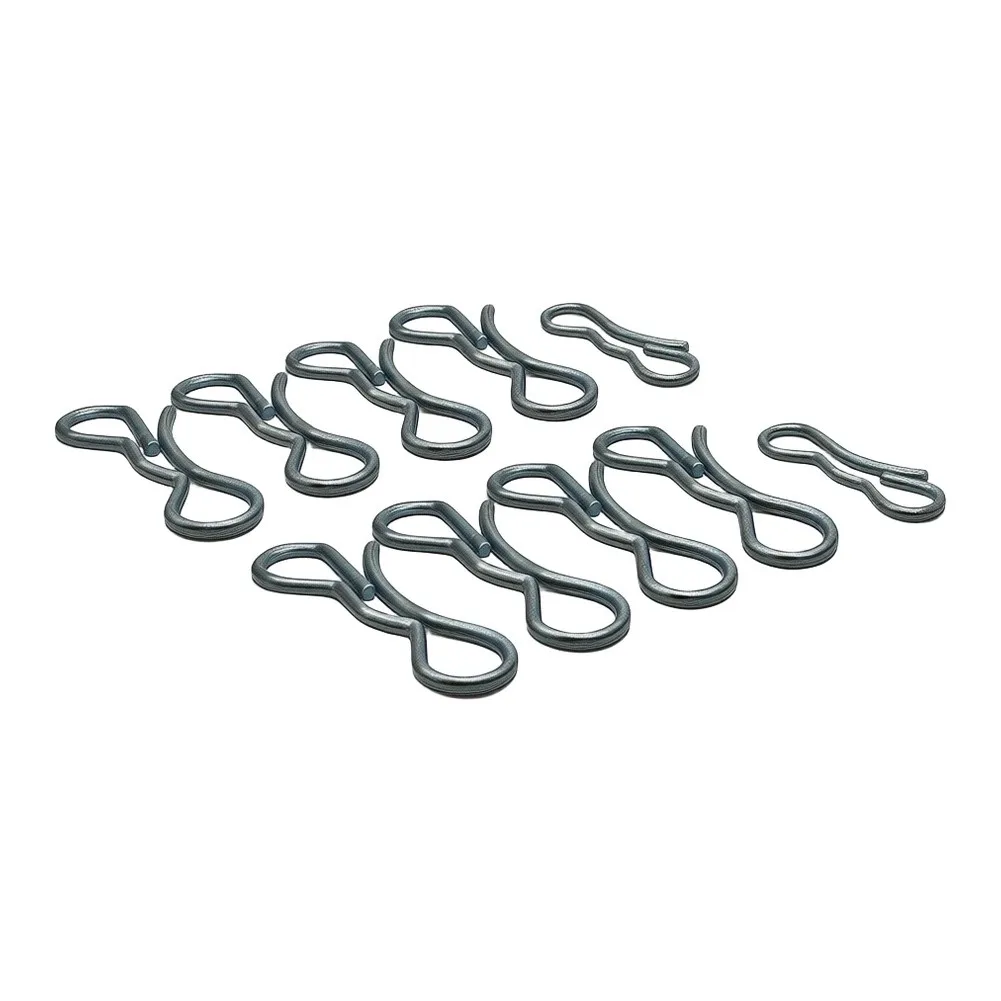 194209 and 194208 Bow Tie Lock Cotter Pins for Craftsman Lawn Mower For Deck Clips 7/16 inch 5/16 inch 10 pcs Silver