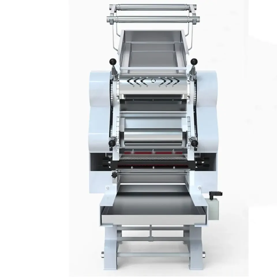 Multi-functional Motorized Automatic Noodle Machine Dough Sheet Stacking Pressing Kneading Pasta Rolling Hanging Double-Group